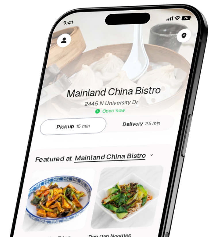 Mainland China Bistro app preview