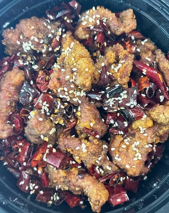 孜然牛肉 Cumin Fried Beef.